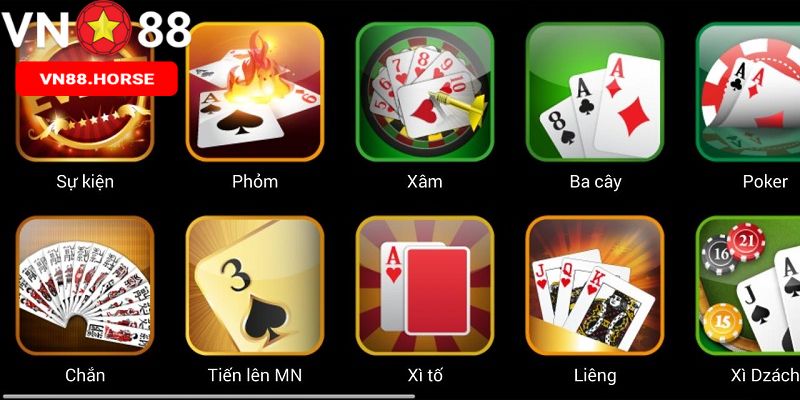Các sản phẩm game tiêu biểu trong nhà cái