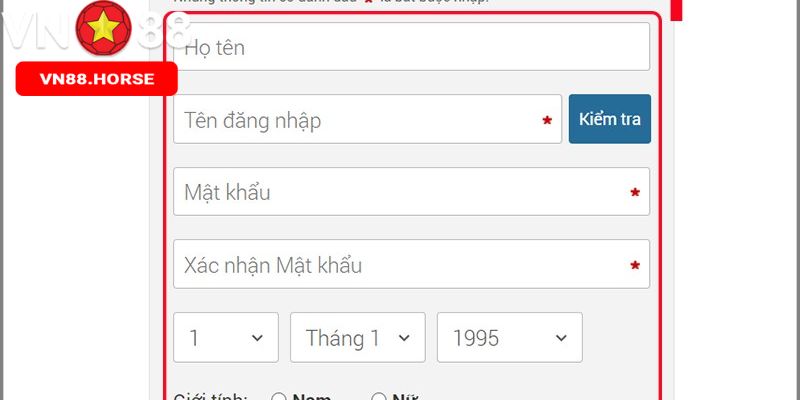 FAQ khi tạo tài khoản người mới VN88